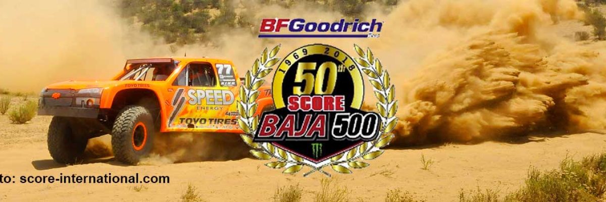 SCORE Baja 500 – Inicia registro para el 50 aniversario con 91 equipos.