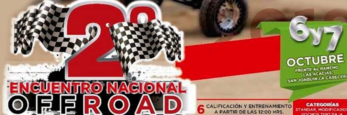 Encuentro Nacional de Off Road en Estado de México