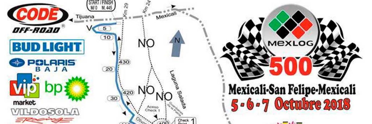 MexLog 500 Sufre cambios la ruta Mexicali a San Felipe de CODE