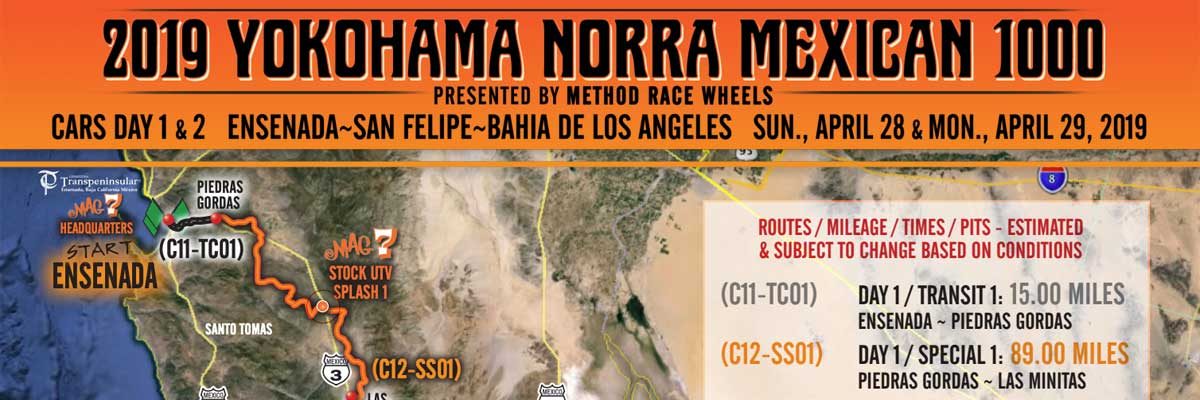 La NORRA Mexican 1000 llegó este domingo a San Felipe.