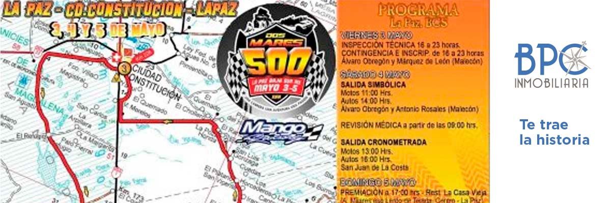 Mapa Carrera Off Road Dos Mares 500 – 2019