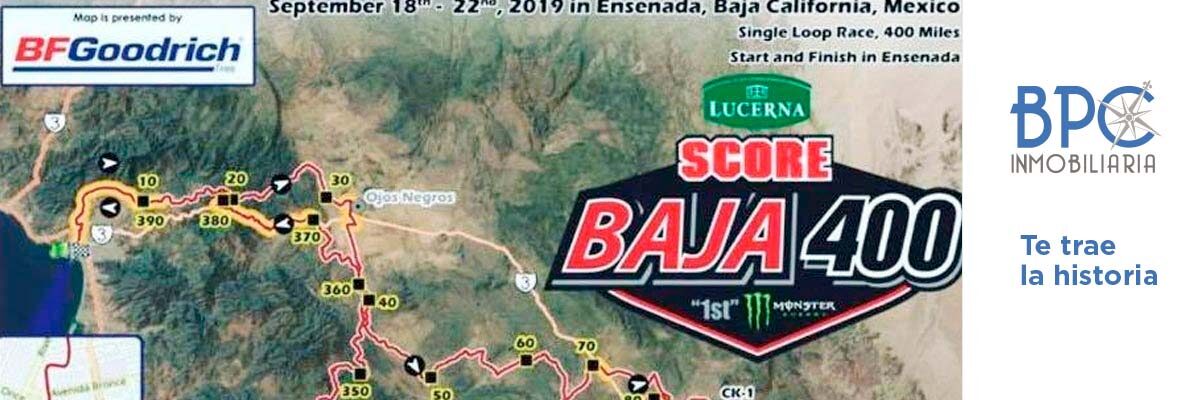 Queda lista la ruta oficial de la Inaugural Baja 400 de SCORE.