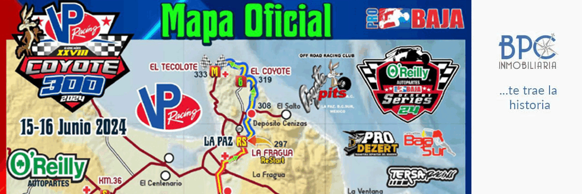 Hoy viernes realizan sorteo de la 28va edición de la Coyote 300.