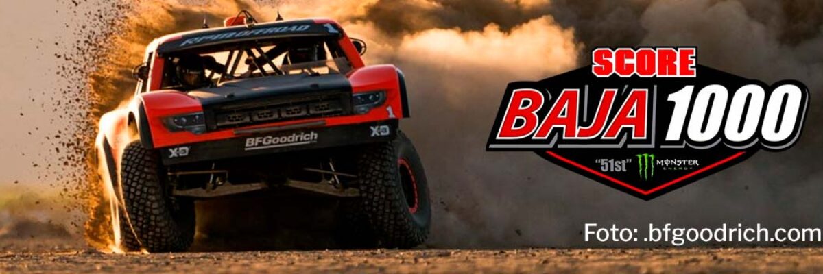 Baja 1000 2018. Cierra SCORE registro en línea este miércoles.